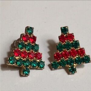 Holiday Earrings - Christmas Tree Earrings